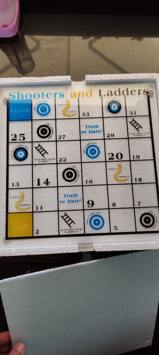 Juego quinitos y chupitos