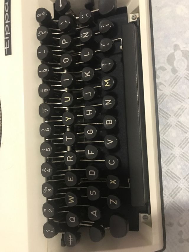 Máquina de escribir reto Benidorm