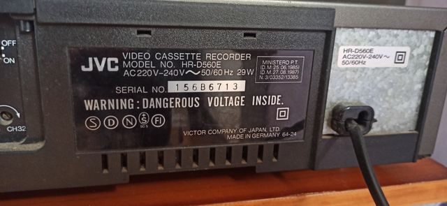 Video Casette Recorder JVC HR - D560E