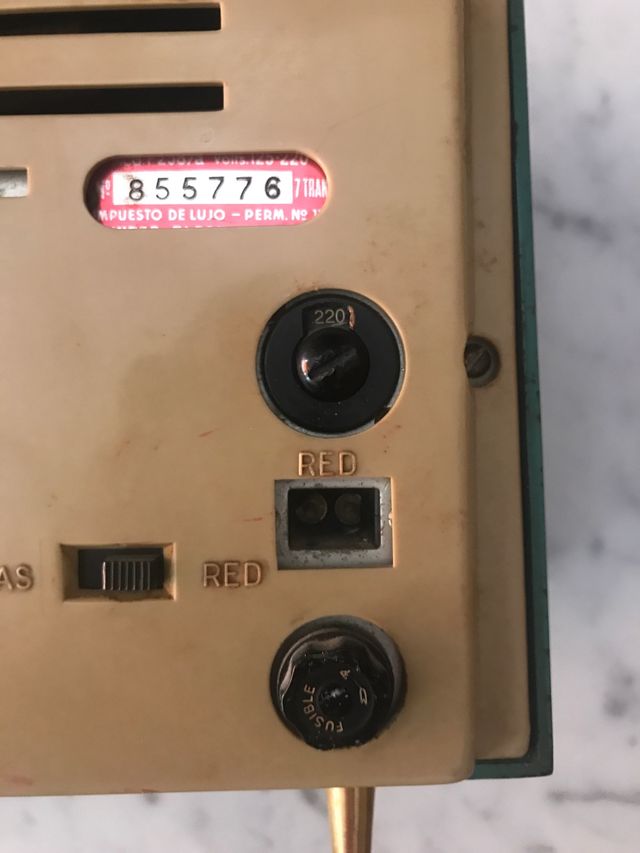 Radio retro inter (de lujo) vintage.