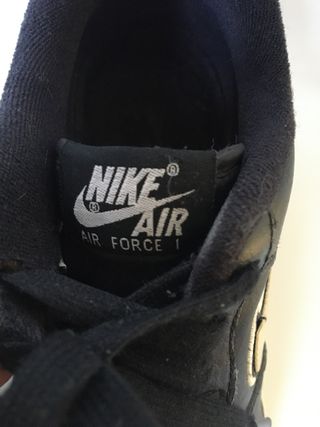 Nike Air Force One “Just Do It” Negras Low 45,00 € · ENVÍO