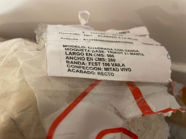 Alfombra KP, modelo Trikot. 100% lana virgen