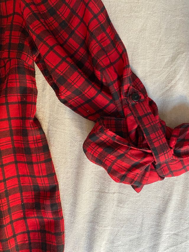 Camisa cuadros tela fina