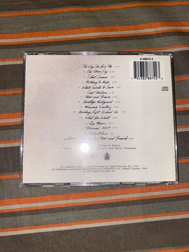 CD Richard Marx - Paid Vacation 1993