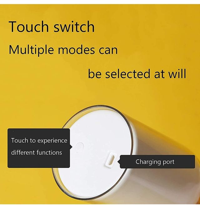 Lámpara recargable con forma de botella NUEVA