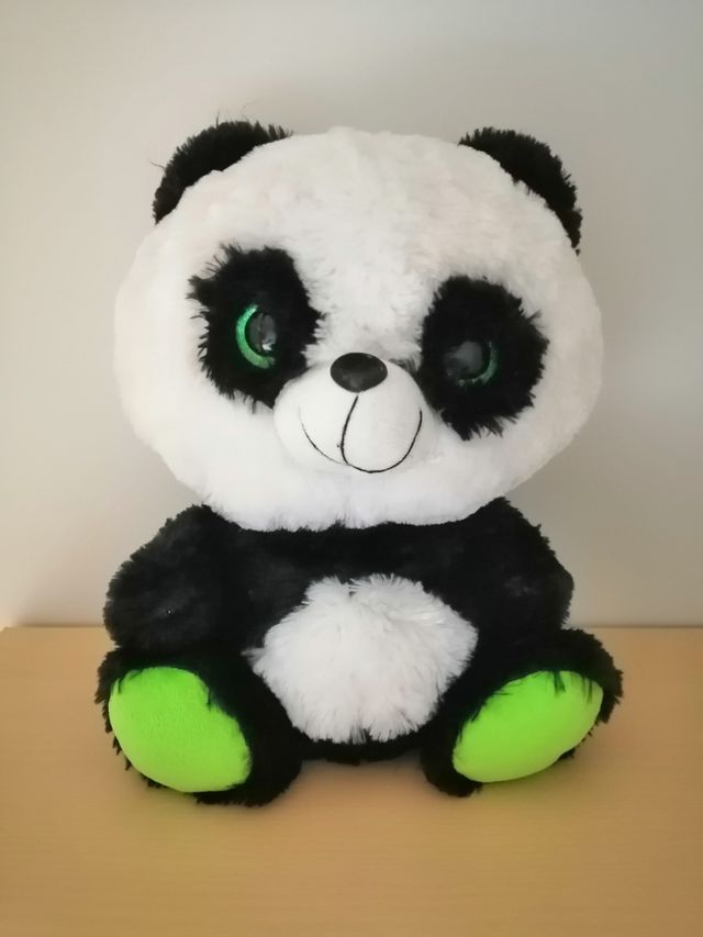 Oso panda de Peluche y regalo perrito blandito