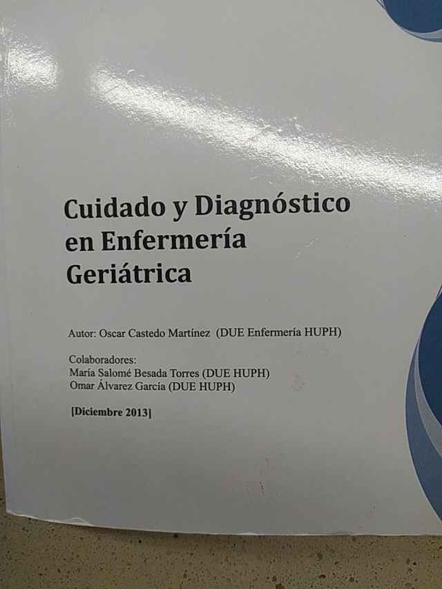 🔴🔴 Libros curso enfermería geriatrica