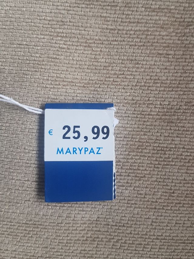 Bolso tela con asas metálicas nuevo