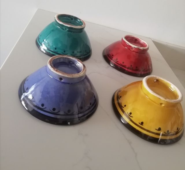 Bols cerámica, pintada a mano.