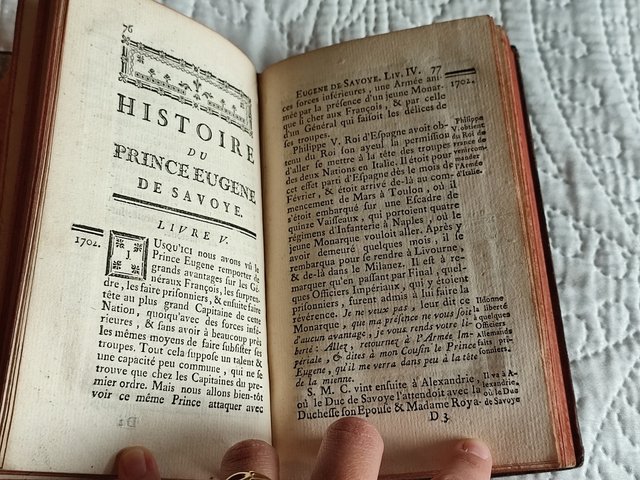 Histoire du Prince Eugene de Savoye Tomo 2, 1770