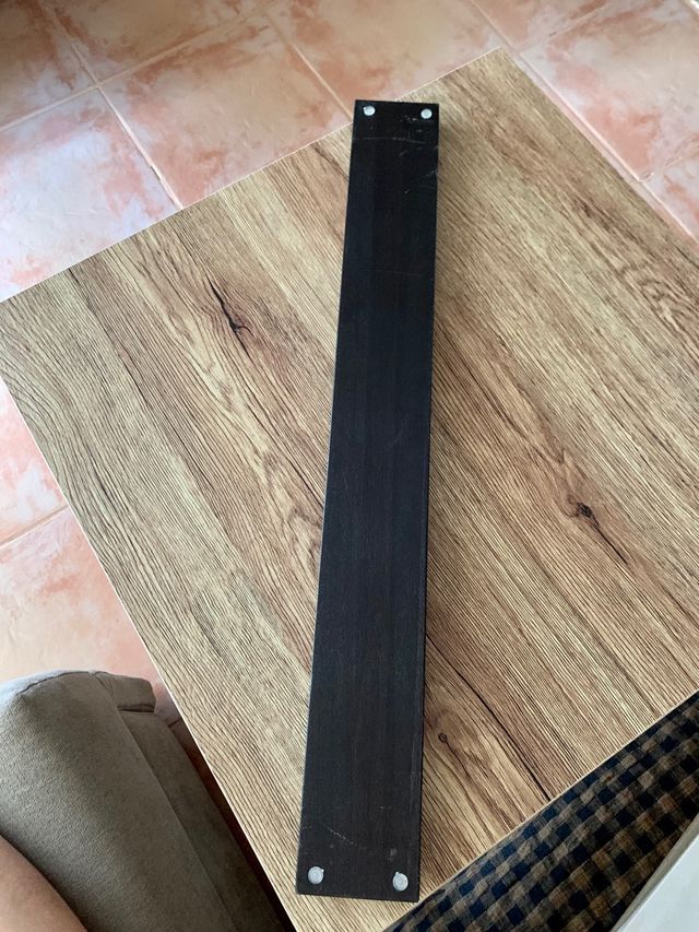 Porta velas madera