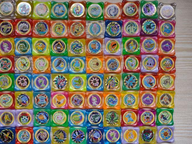 104 Tazos Pokemon "laser waps"