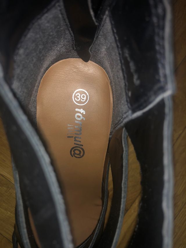 Botines sin estrenar