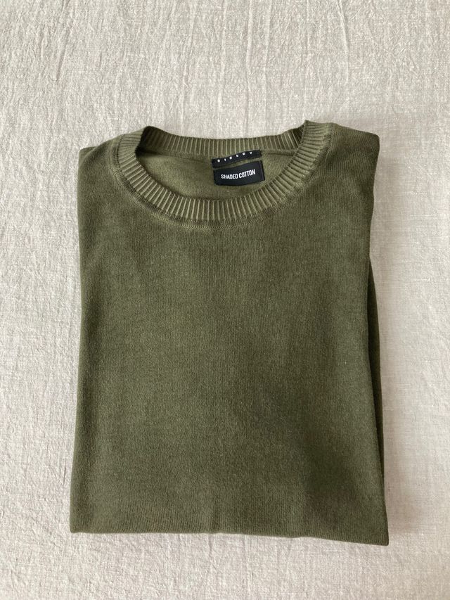 Jersey Sisley lana  hombre nuevos .