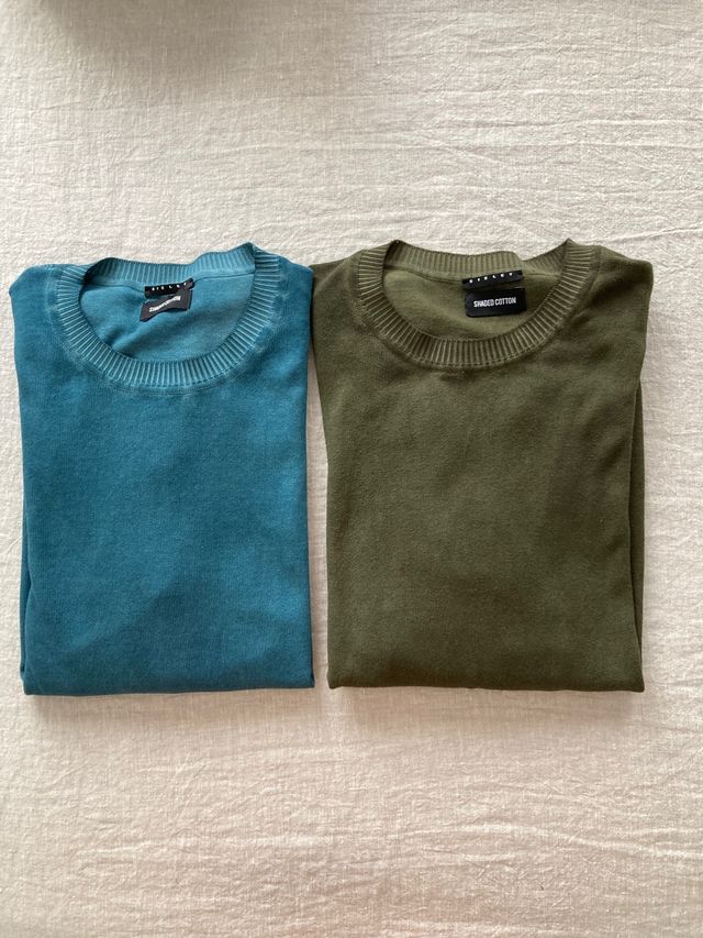 Jersey Sisley lana  hombre nuevos .