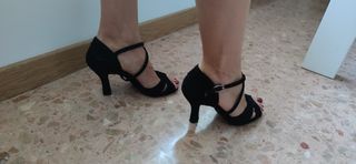 Tiras delgadas gautiers baile zapatos de baile latino para las damas|shoes  hip hop dance|shoe zone shoesshoe dresser - AliExpress