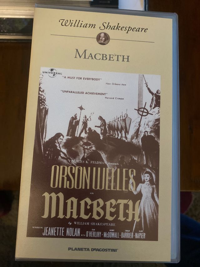 Para coleccionistas de VHS. Shakespeare