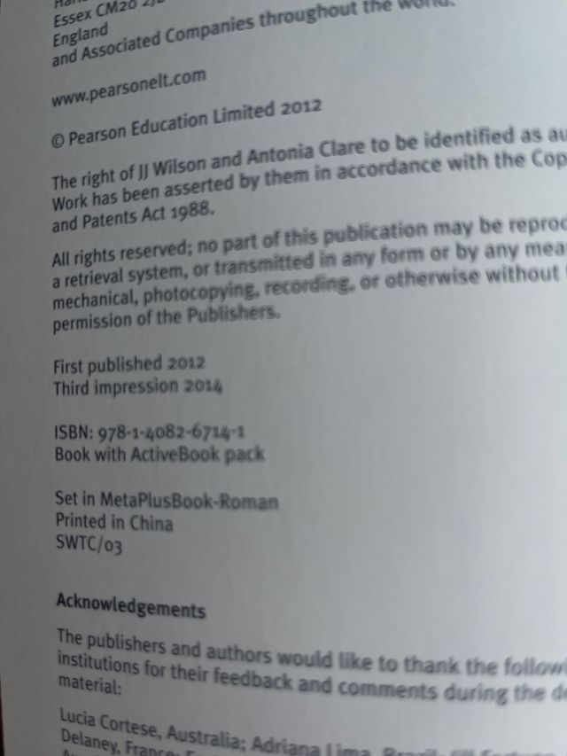 Libro inglés Total English C1