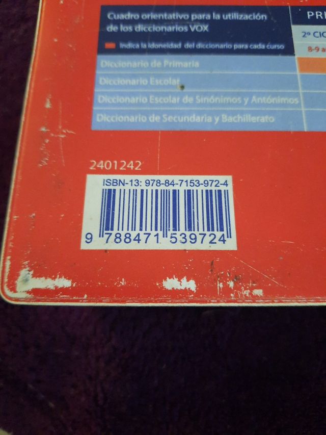 diccionario primaria lengua española