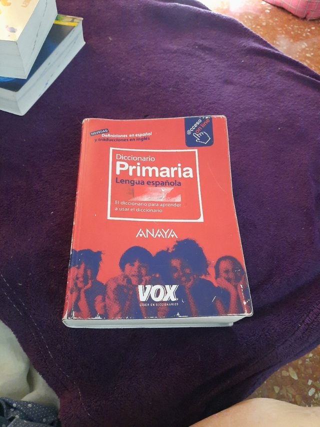 diccionario primaria lengua española