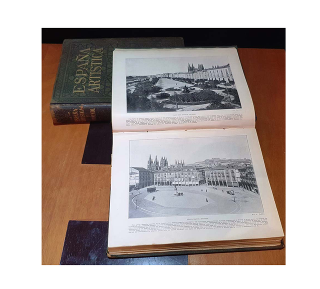 ESPAÑA ARTÍSTICA Y MONUMENTAL., 2 TOMOS,  año 1920