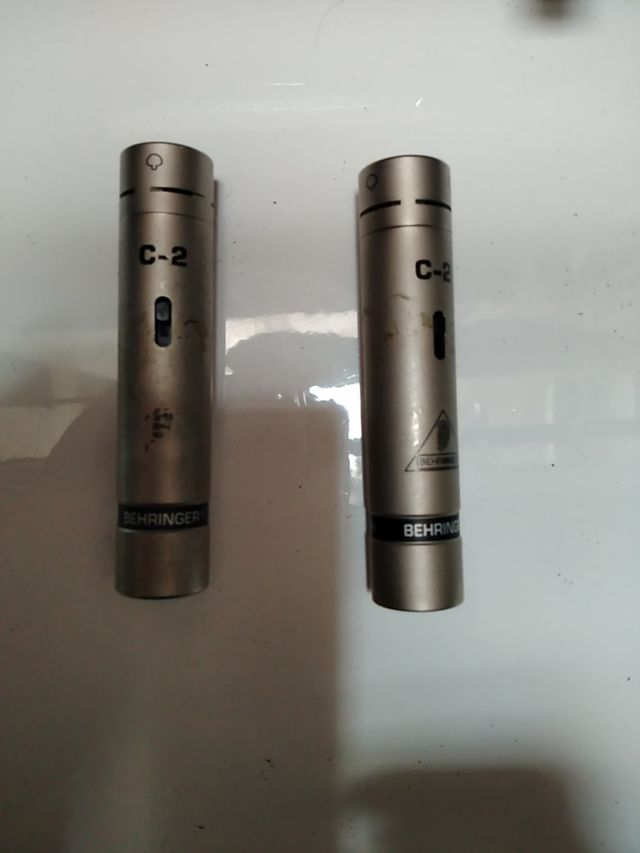 pareja de micros de condensador para guitarras