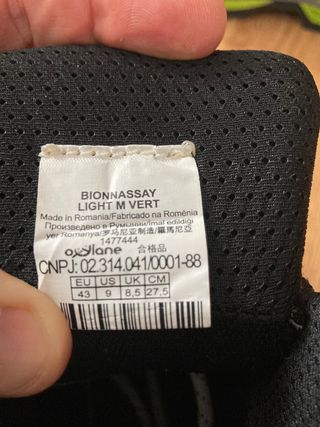Botas montaña Quechua Bionnassay Light M Vert de segunda mano por 60 EUR en  Córdoba en WALLAPOP