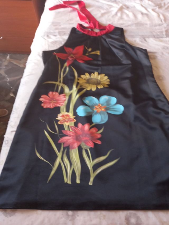 vestido de raso + torera