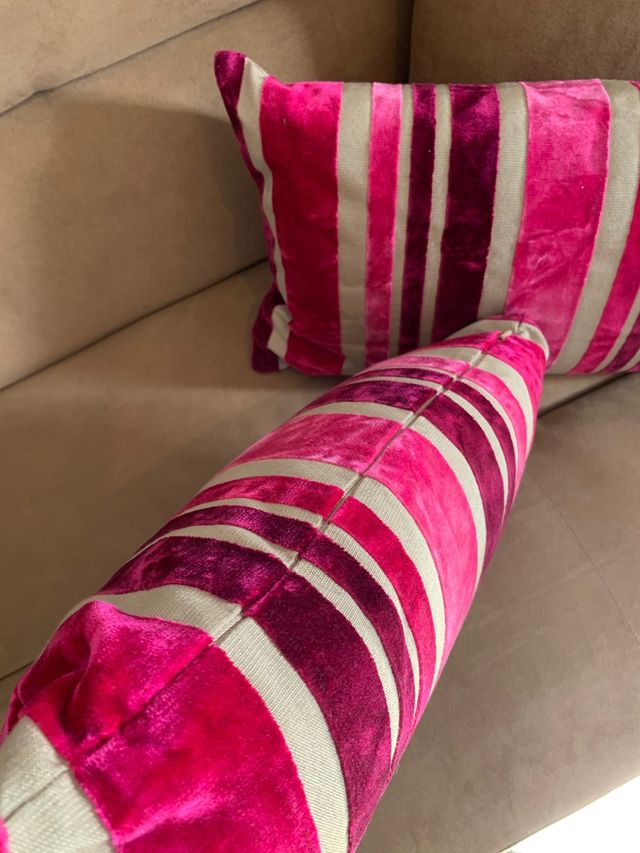 2 cojines (funda + relleno)