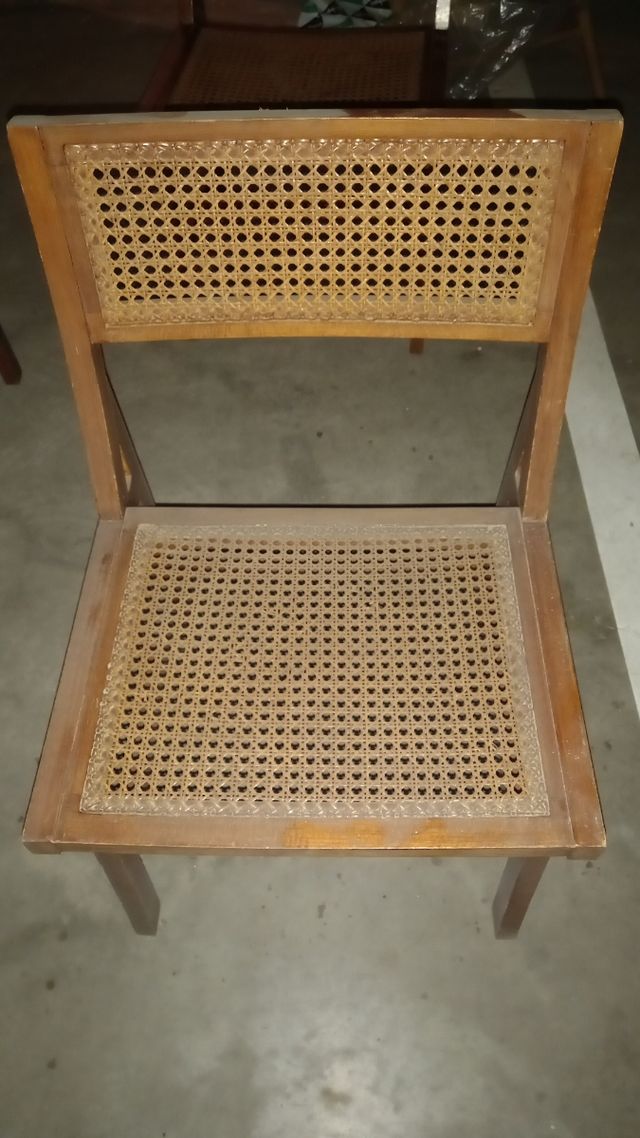 Mesa redonda de comedor extensible con 4 sillas