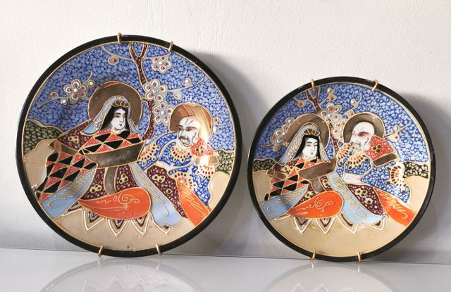 Platos de decoración. Estilo Asiático. Años 50/60.