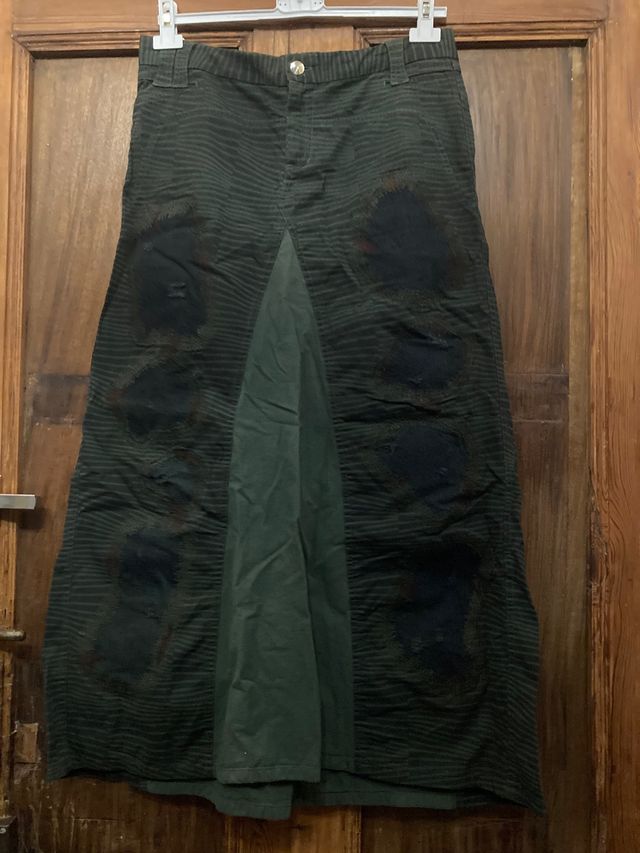 Falda vaquera Custo con bordados