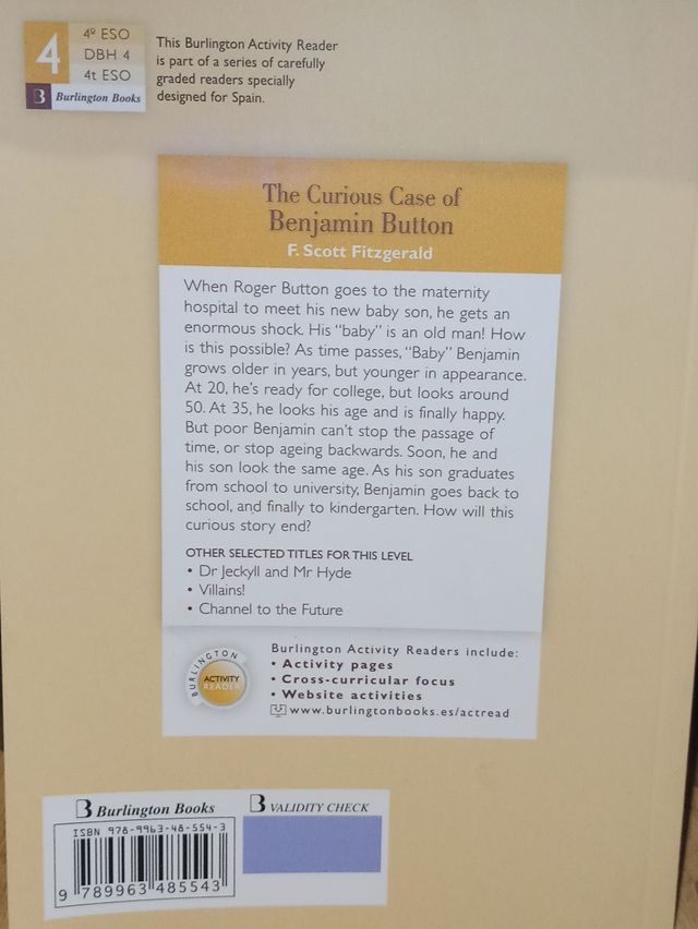 The curious case of Benjamin Button 4°ESO