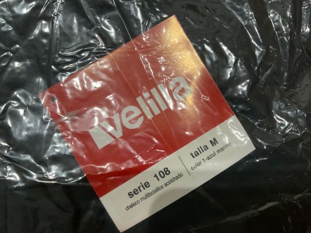 Chaleco trabajo azul marca velilla