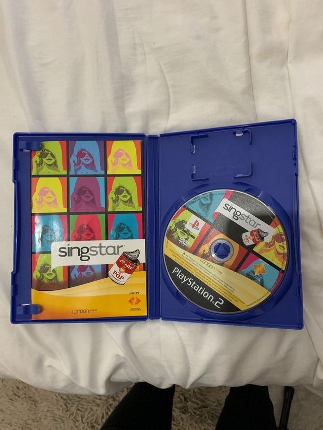 Juego singstar de PS2