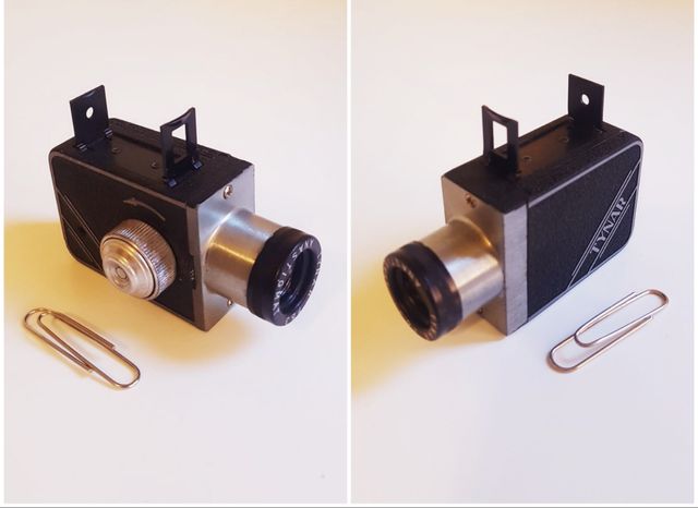 Tynar cámara espía + caja + folleto (EEUU / 1950)