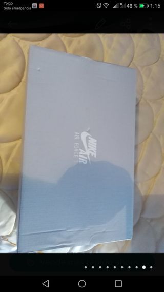 Caja original Nike air force de segunda mano por 5 EUR en Lodosa en WALLAPOP