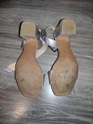 Sandalias plateadas Marypaz 36 de segunda mano por 10 EUR en Tortosa en  WALLAPOP