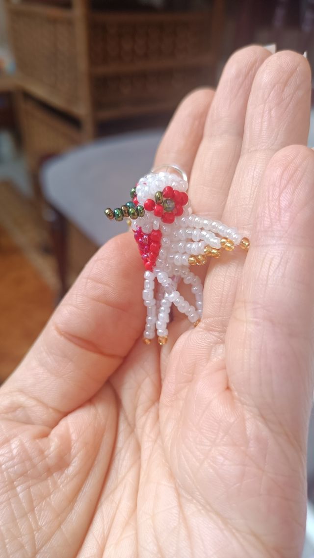 portachiavi con perline