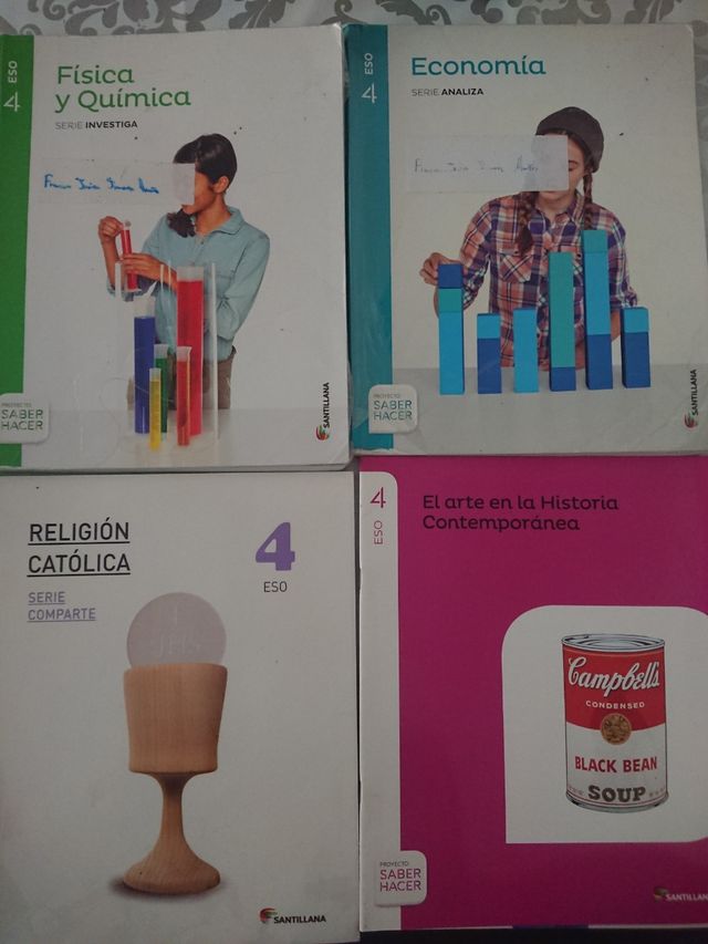 LIBRI DEL 4° ESO (15€ CIASCUNO) SANTILLANA SA COME FARE