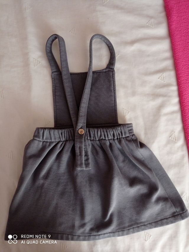 Conjunto peto y blusa niña