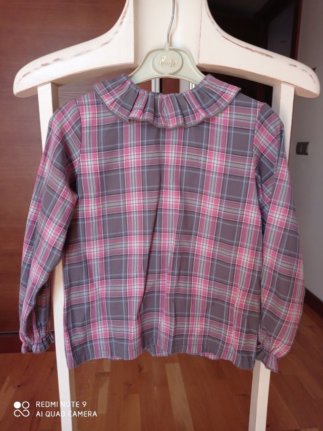 Conjunto peto y blusa niña