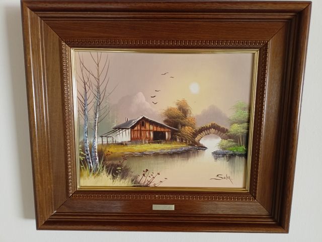 Cuadro pintado a óleo ( V. Soler)