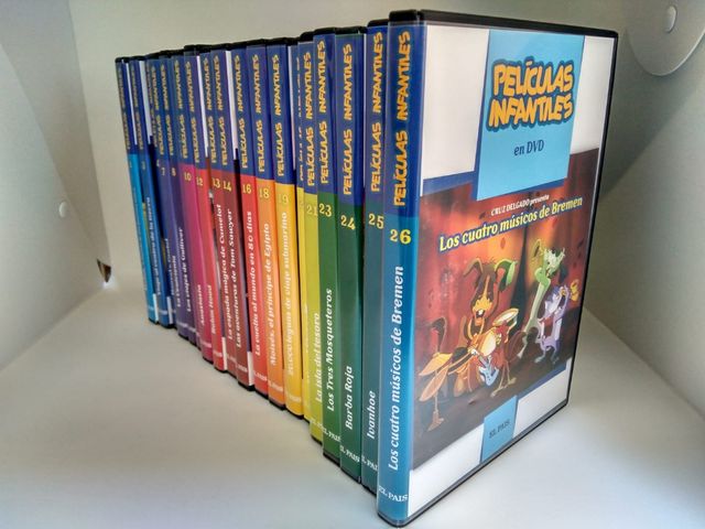 19 cuentos infantiles en Dvd. hago envíos