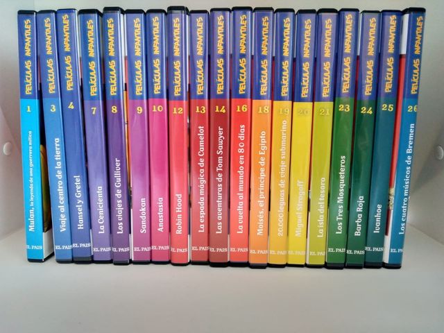 19 cuentos infantiles en Dvd. hago envíos