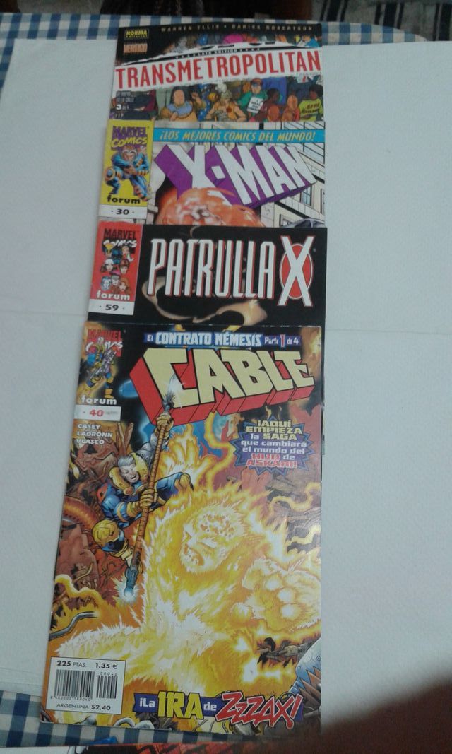 comic marvel y otros, variados. son 19