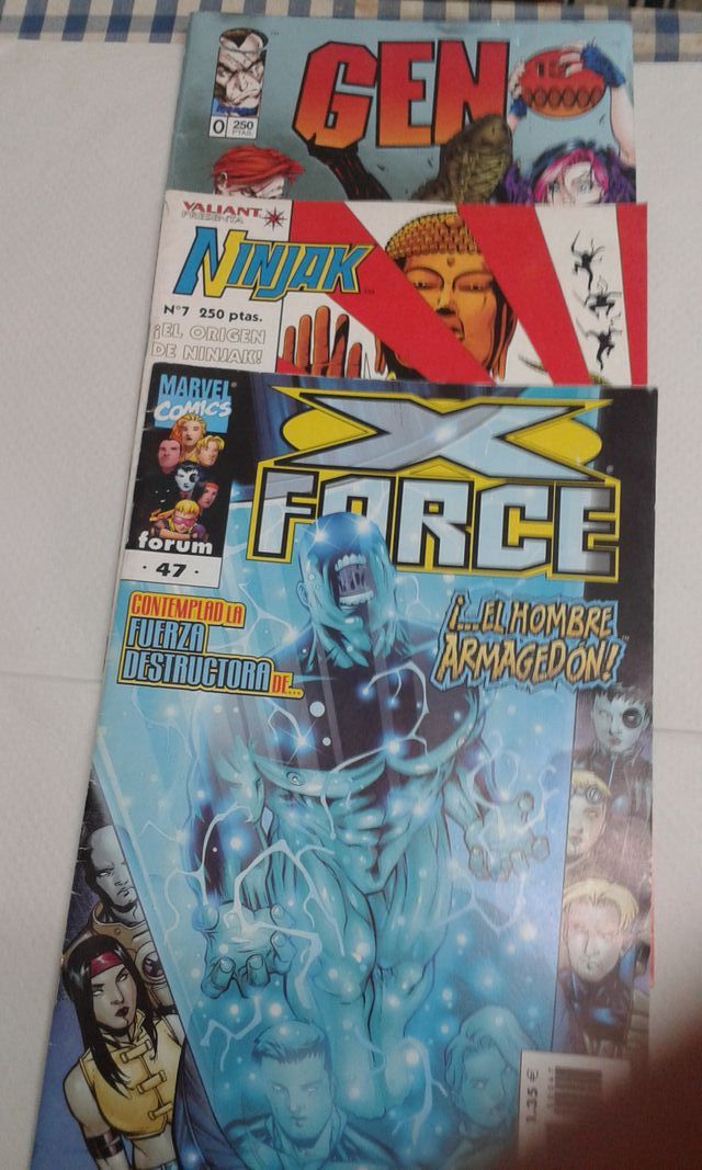 comic marvel y otros, variados. son 19