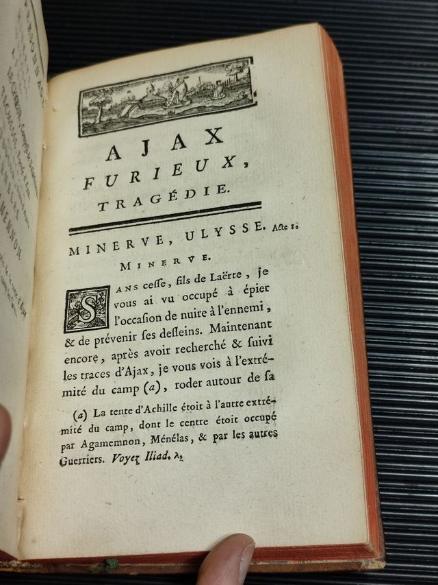 Tragedies de Sophocle. París, 1761. En francés