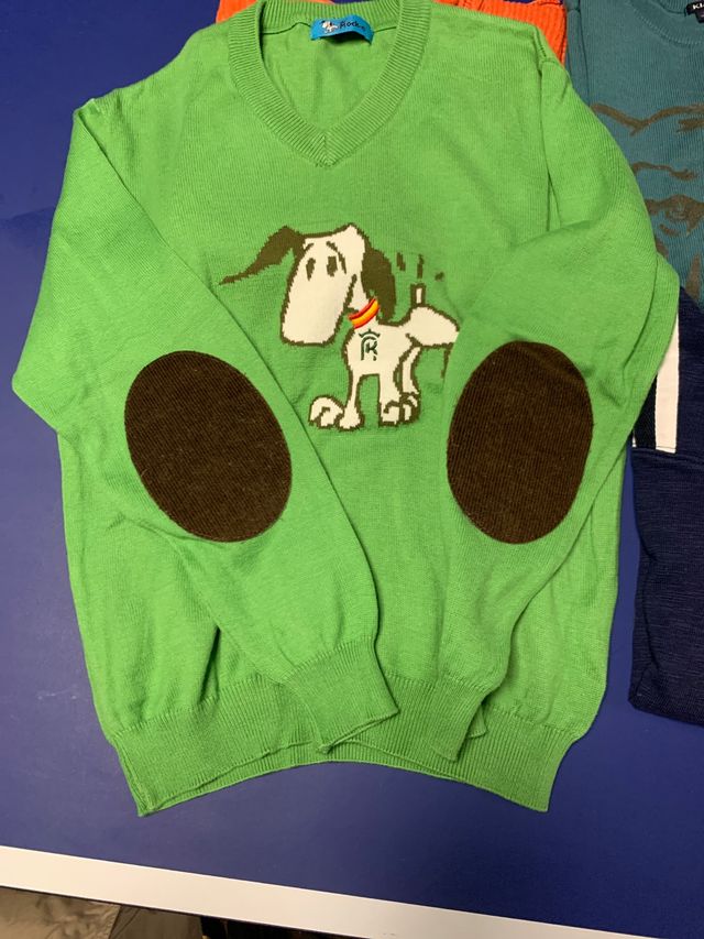 Lote 5 jerseys niño impecable T.8