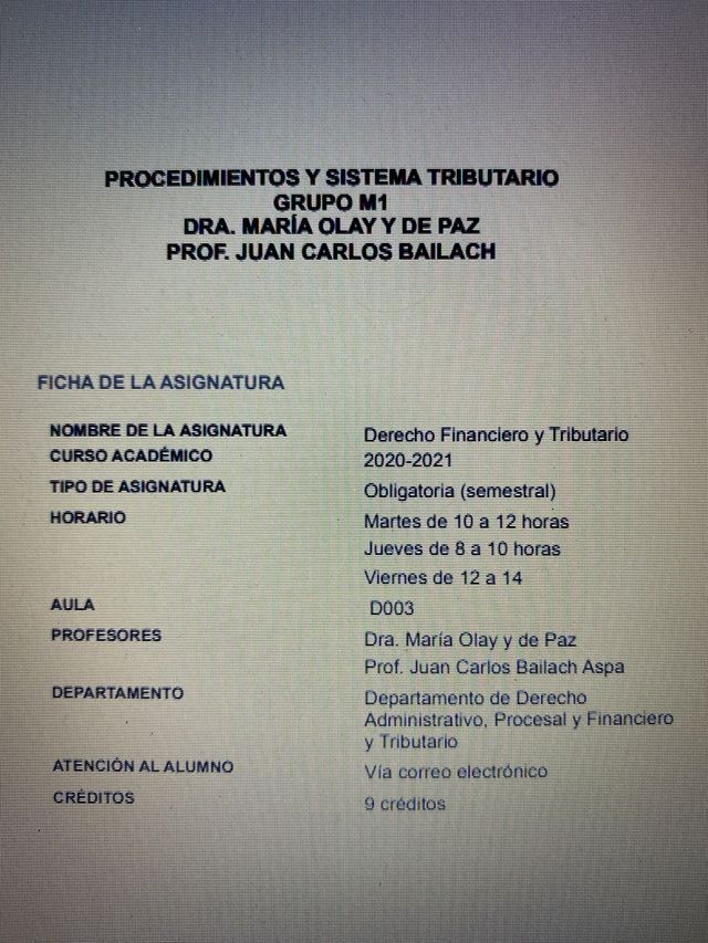 Apuntes de Procedimientos y sistema tributario